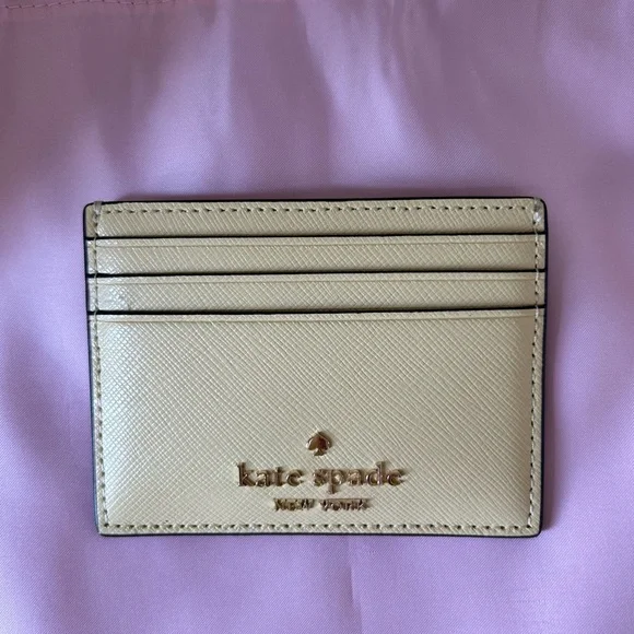 Kate Spade Kristi Flap Backpack & Madison Slim Card Holder Butter - Picture 10 of 11